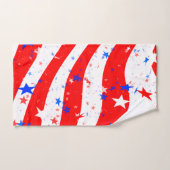 Onafhankelijkheidsdag Willekeurige sterren & Strip Bad Handdoek (Handdoek)