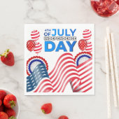 Onafhankelijkheidsdagfeestpapier Servet (Insitu)