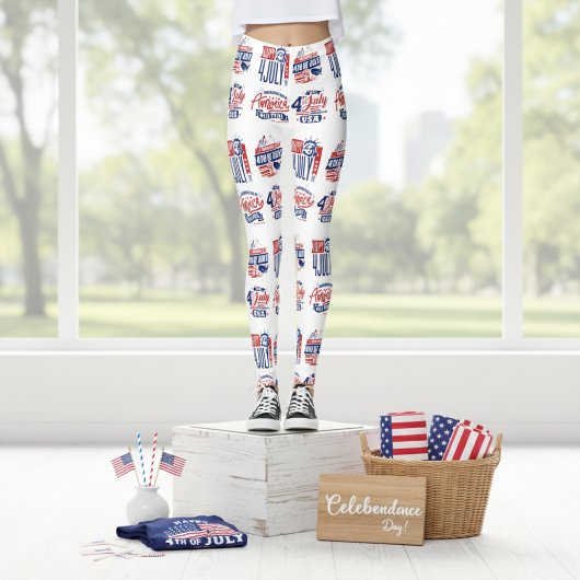 Onafhankelijkheidsgeest Leggings van 4 juli