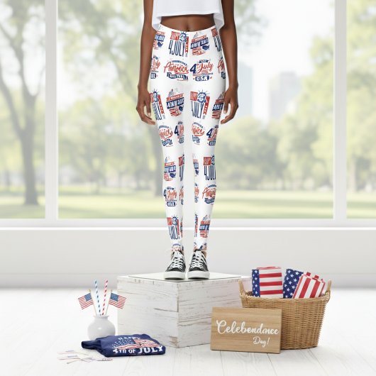 Onafhankelijkheidsgeest Leggings van 4 juli
