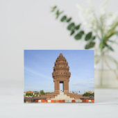 Onafhankelijkheidsmonument in Phnom Penh Briefkaart (Staand voorkant)