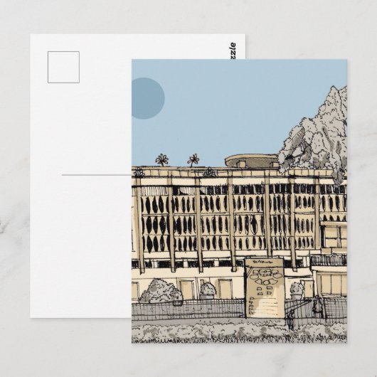 Onafhankelijkheidspaleis Saigon Vietnam Briefkaart (Voorkant / Achterkant)