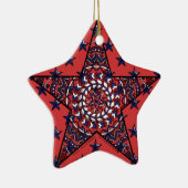 Onafhankelijkheidssterornament Keramisch Ornament (Rechts)