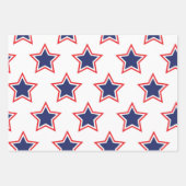 Onafhankelijkheidssterren Inpakpapier Vel (Voorkant 3)
