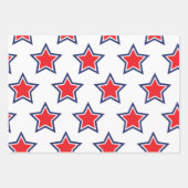 Onafhankelijkheidssterren Inpakpapier Vel (Voorkant 2)