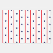 Onafhankelijkheidssterren Inpakpapier Vel (Voorkant)