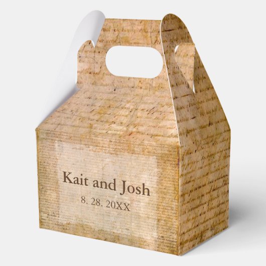 Onafhankelijkheidsverklaring 📜 1776  bedankdoosjes (Voorkant)