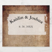 Onafhankelijkheidsverklaring 📜 1776  bier etiket (Enkel label)