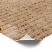 Onafhankelijkheidsverklaring 1776 Geschenktafel Perfect Poster (Hoek)