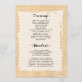 Onafhankelijkheidsverklaring 📜 1776 programmakaart (Achterkant)