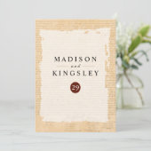 Onafhankelijkheidsverklaring 📜 1776 programmakaart (Staand voorkant)