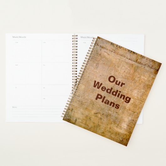 Onafhankelijkheidsverklaring 📜 1776 Verenigde St Planner (Display)