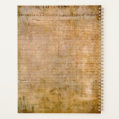 Onafhankelijkheidsverklaring 📜 1776 Verenigde St Planner (Achterkant)