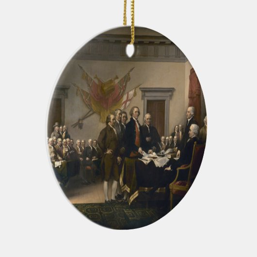 Onafhankelijkheidsverklaring - 1819 keramisch ornament (Rechts)