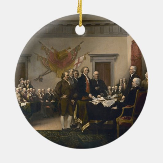 Onafhankelijkheidsverklaring - 1819 keramisch ornament (Achterkant)