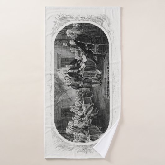 Onafhankelijkheidsverklaring: $ 2 Bill, Etsen Badhanddoek (Badhanddoek)