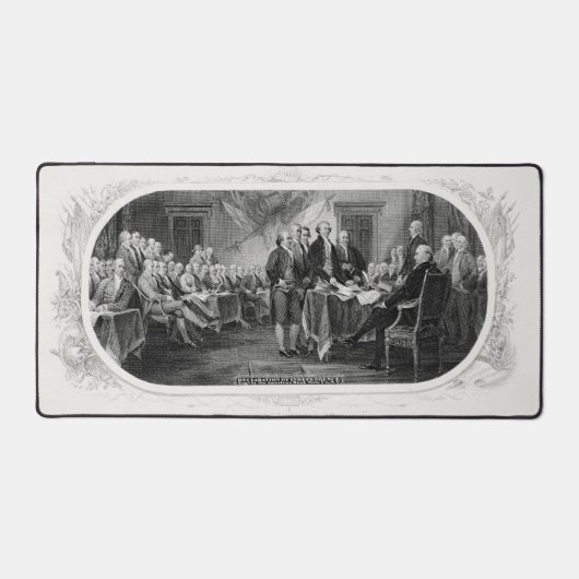 Onafhankelijkheidsverklaring: $ 2 Bill, Etsen Bureaumat (Voorkant)