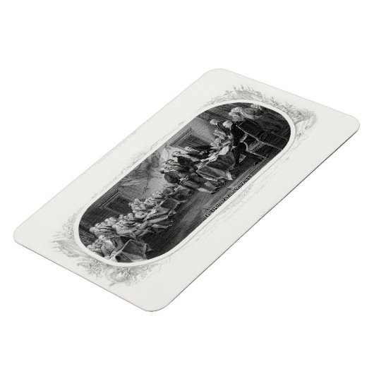 Onafhankelijkheidsverklaring: $ 2 Bill, Etsen Magneet (Linkerzijde)