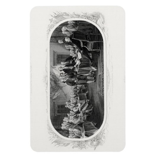 Onafhankelijkheidsverklaring: $ 2 Bill, Etsen Magneet (Verticaal)