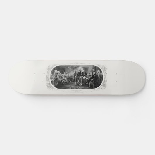 Onafhankelijkheidsverklaring: $ 2 Bill, Etsen Persoonlijk Skateboard (Horizontaal)