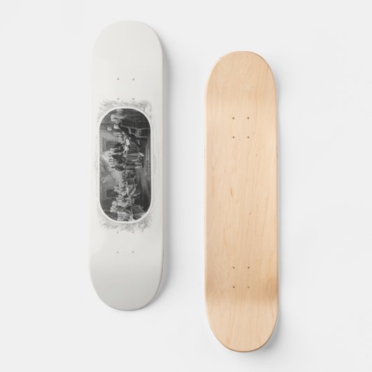 Onafhankelijkheidsverklaring: $ 2 Bill, Etsen Persoonlijk Skateboard (Voorkant)