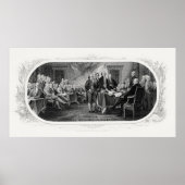 Onafhankelijkheidsverklaring: $ 2 Bill, Etsen Poster (Voorkant)