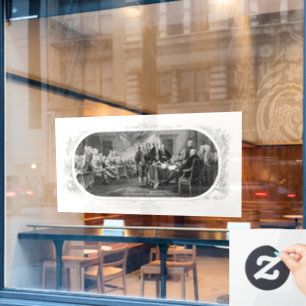 Onafhankelijkheidsverklaring: $ 2 Bill, Etsen Raamsticker