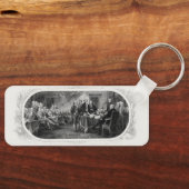 Onafhankelijkheidsverklaring: $ 2 Bill, Etsen Sleutelhanger (Voorkant)