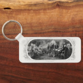 Onafhankelijkheidsverklaring: $ 2 Bill, Etsen Sleutelhanger (Achterkant)