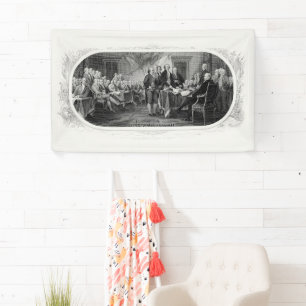 Onafhankelijkheidsverklaring: $ 2 Bill, Etsen Spandoek