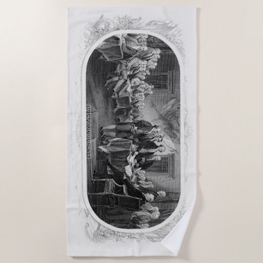 Onafhankelijkheidsverklaring: $ 2 Bill, Etsen Strandlaken (Voorkant)