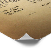  onafhankelijkheidsverklaring afdrukken poster (Hoek)