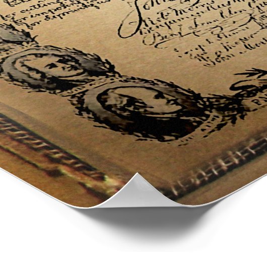  onafhankelijkheidsverklaring afdrukken poster (Hoek)