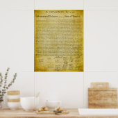 Onafhankelijkheidsverklaring afdrukken poster (Keuken)