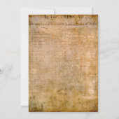 Onafhankelijkheidsverklaring 📜 Amerikaans perkame Kaart (Achterkant)