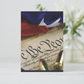 Onafhankelijkheidsverklaring Bedankkaart (Staand voorkant)