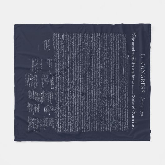 Onafhankelijkheidsverklaring - Blanket Fleece Deken (Voorkant (Horizontaal))