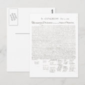 Onafhankelijkheidsverklaring Briefkaart (Voorkant / Achterkant)