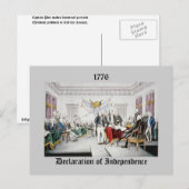 Onafhankelijkheidsverklaring Briefkaart (Voorkant / Achterkant)