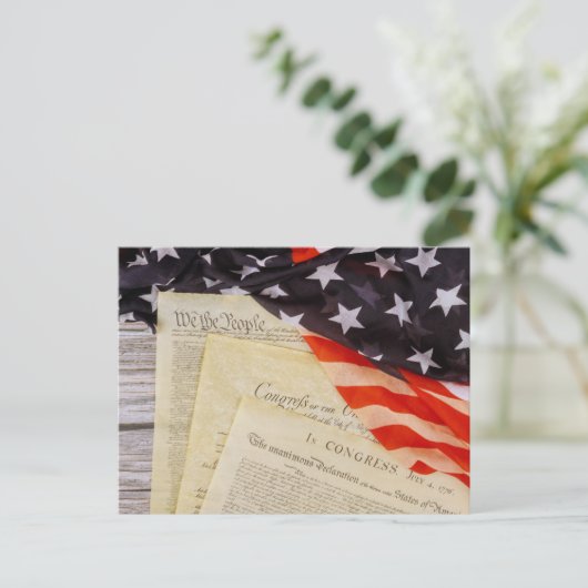 Onafhankelijkheidsverklaring Briefkaart (Staand voorkant)