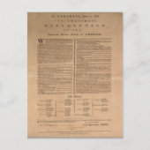 Onafhankelijkheidsverklaring Briefkaart (Voorkant)