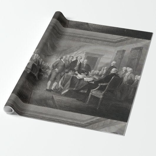 Onafhankelijkheidsverklaring Cadeaupapier (Uitgerold)