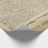 onafhankelijkheidsverklaring cadeaupapier (Hoek)