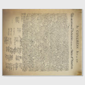 onafhankelijkheidsverklaring cadeaupapier (Vlak)