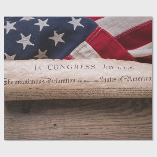 Onafhankelijkheidsverklaring Cadeaupapier (Vlak)