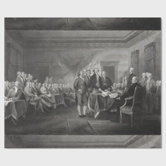 Onafhankelijkheidsverklaring Cadeaupapier (Vlak)