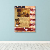 Onafhankelijkheidsverklaring Canvas Afdruk (Insitu (Houten vloer))