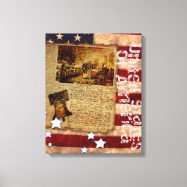 Onafhankelijkheidsverklaring Canvas Afdruk