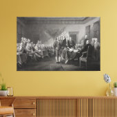 Onafhankelijkheidsverklaring Canvas Afdruk (Insitu (Woonkamer))