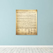 onafhankelijkheidsverklaring canvas afdruk (Insitu (Houten vloer))